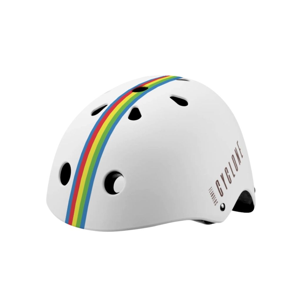 Cyclosonic Casque De Vélo Pour Enfant Flanders Cyclone White 48 - 52 cm