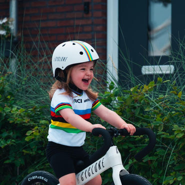 Cyclosonic Kinderfietshelm Flanders Cyclone White 48 - 52 cm