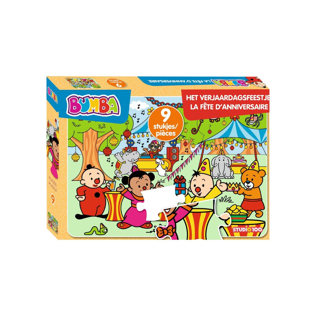 Studio 100 Bumba Puzzle La Fête d'anniversaire - 9 Pièces