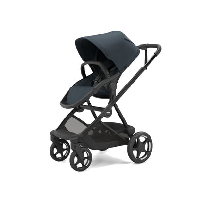 Thule 3-in-1 Kinderwagen Charm Darkest Blue + Draagmand Darkest Blue + Draagbare Autostoel Groep 0+ Maple Connect Darkest Blue
