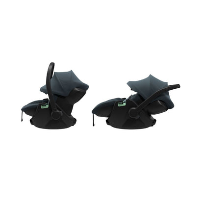 Thule 3-in-1 Kinderwagen Charm Darkest Blue + Draagmand Darkest Blue + Draagbare Autostoel Groep 0+ Maple Connect Darkest Blue