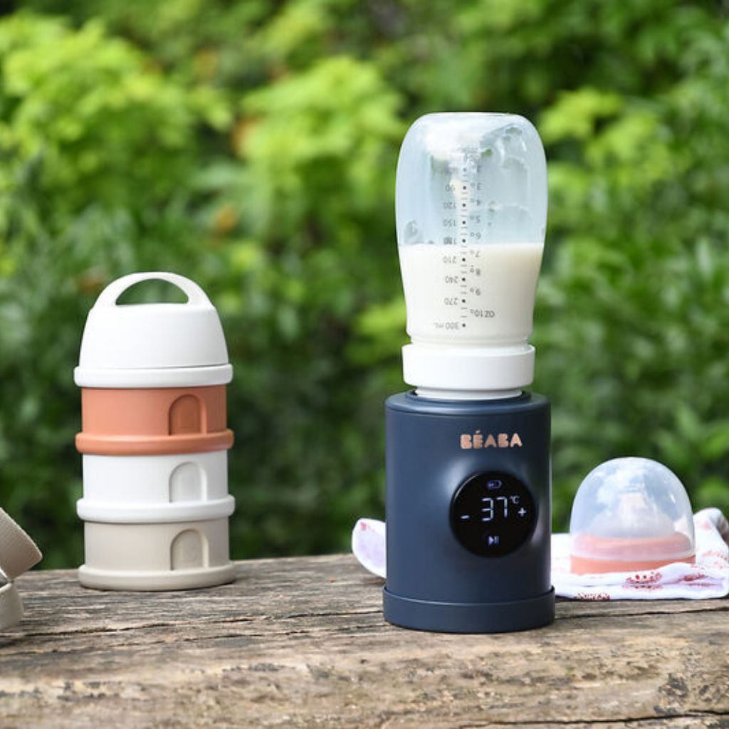 Béaba Flesverwarmer Milk Nomad Night Blue + 3 Adapters