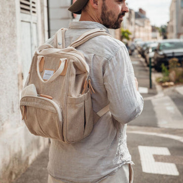 Béaba Sac à Dos De Soins Wellington Eco Design Heather Gazelle
