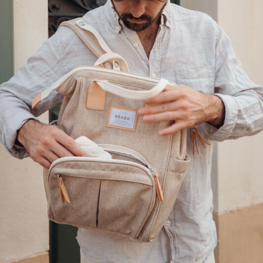 Béaba Sac à Dos De Soins Wellington Eco Design Heather Gazelle