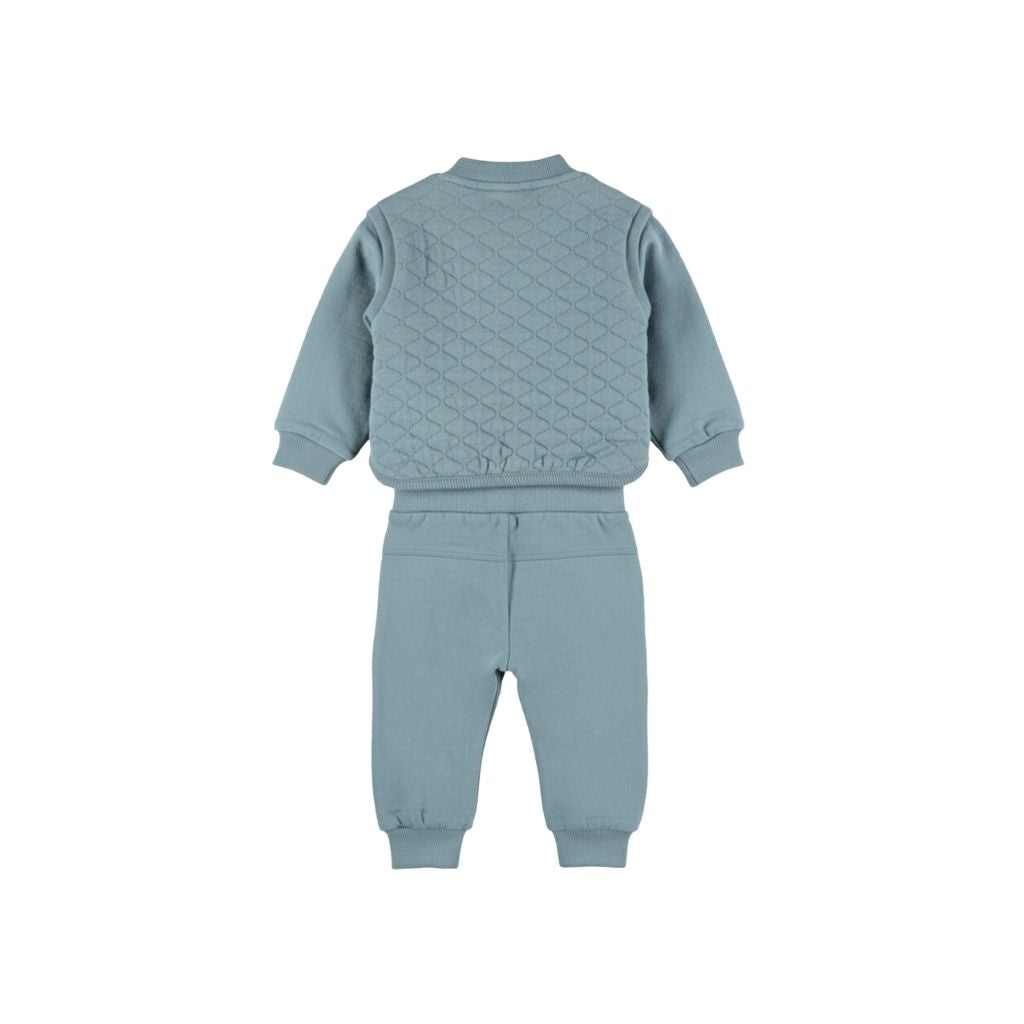 Dirkje Ensemble 3 - Pièces Gilet T-Shirt Jogging Garçons Ocean Mist 