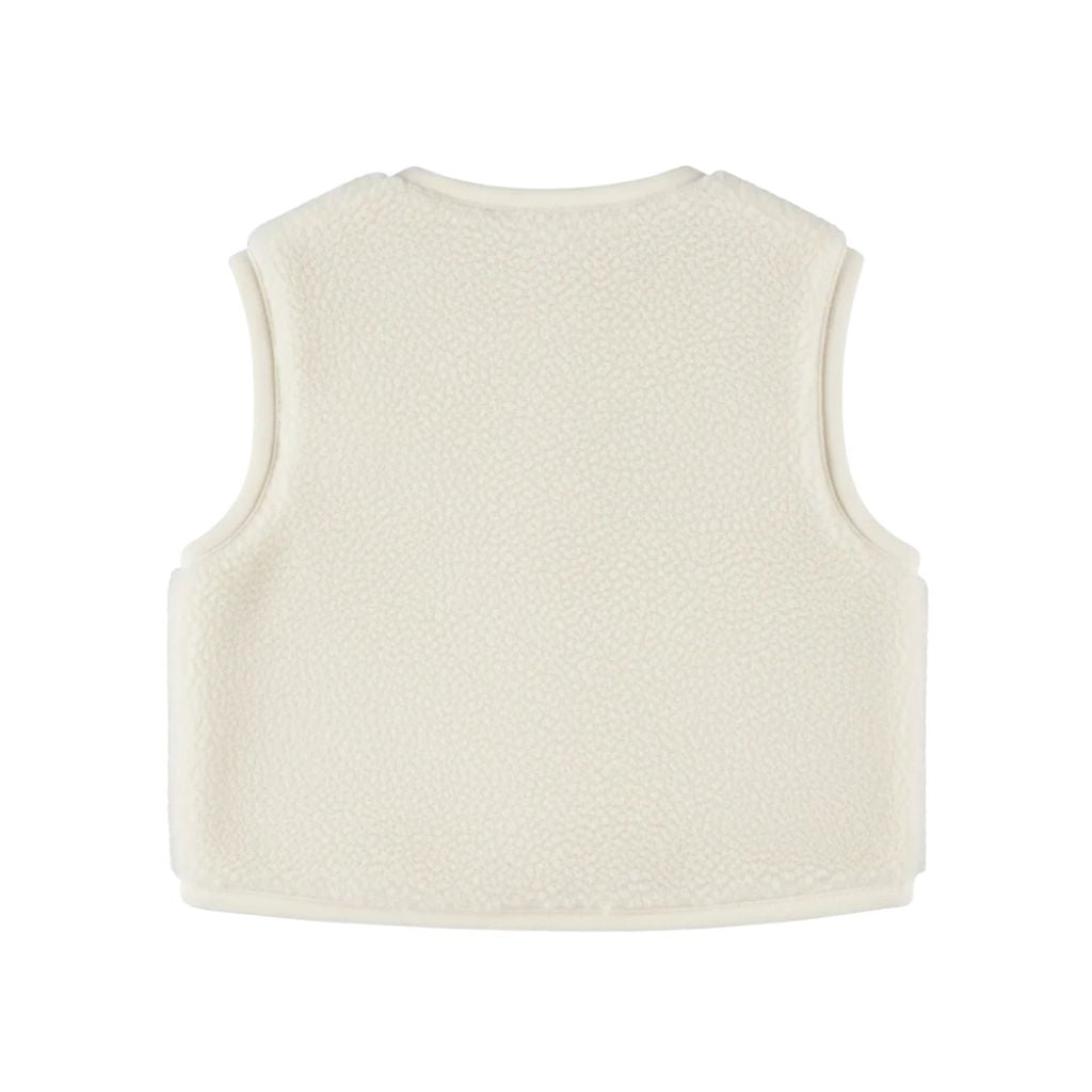 Dirkje Gilet Teddy Meisjes Off White