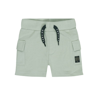 Dirkje Short Cargo Vert Sauge Pour Garçons