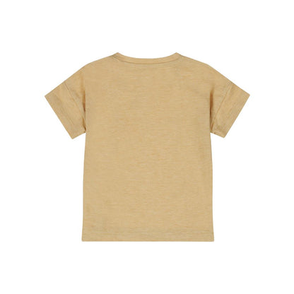Dirkje T-shirt Met Korte Mouwen Camel Geel Jongens