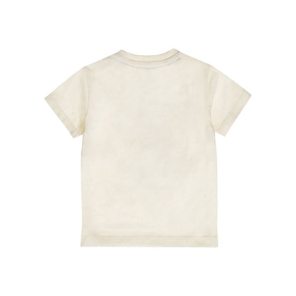 Dirkje T-shirt à Manches Courtes Blanc Cassé Pour Garçons