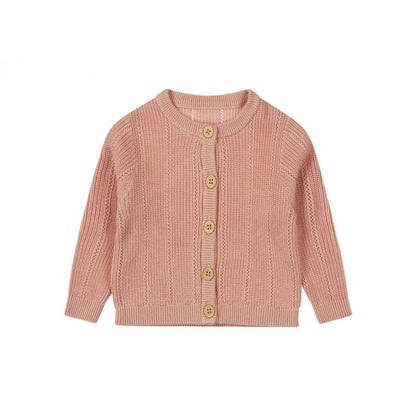 Dirkje Gilet Organic Cotton Dusty Pink Meisjes