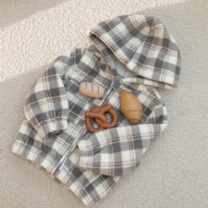 Dirkje Jas ruit Offwhite jongen