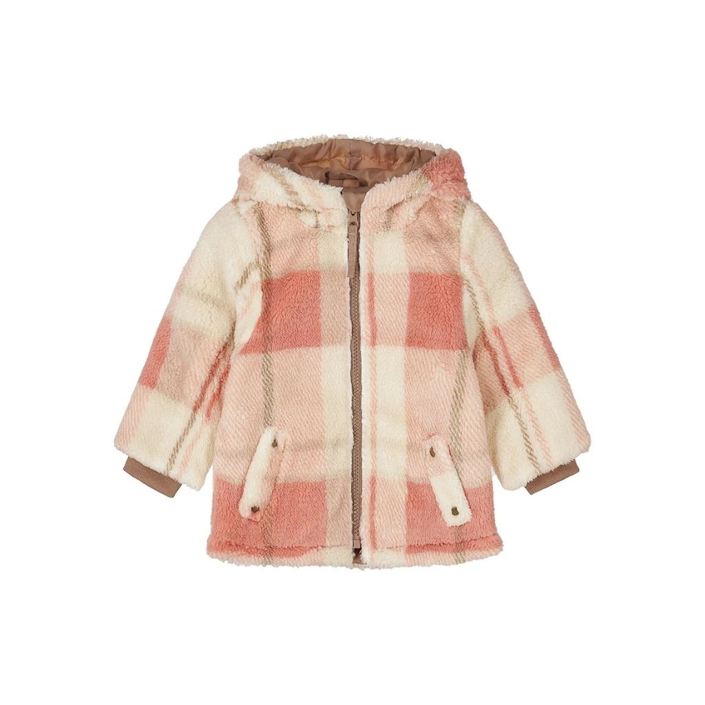 Dirkje Jas ruit Pink meisje