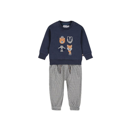 Dirkje Set 2-delig broek sweater Navy jongen