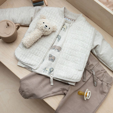 Dirkje Ensemble 3 pièces pantalon, t-shirt et gilet Pebble garçon