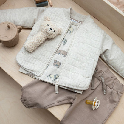 Dirkje Ensemble 3 pièces pantalon, t-shirt et gilet Pebble garçon