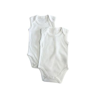 Dreambee Body zonder mouwen Essentials off white - 2 stuks