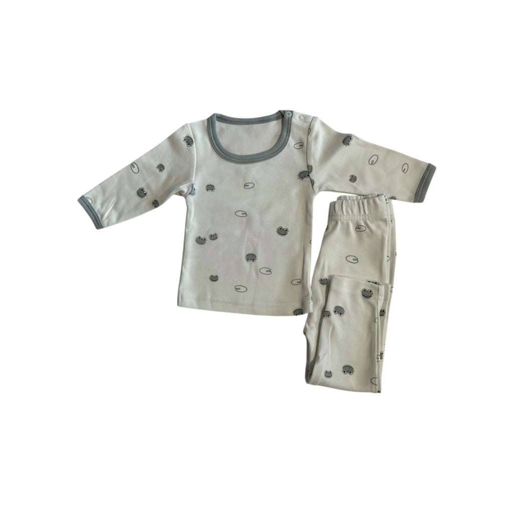 Dreambee Pyjama Oscar AOP Grenouille Vert - 2-Parties 
