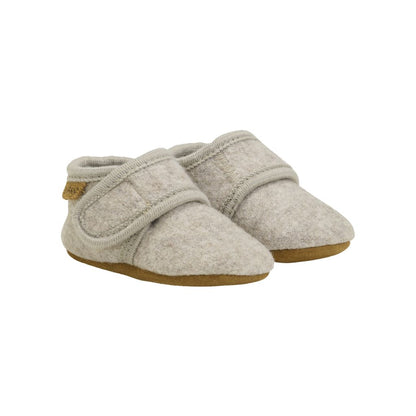 EN FANT Babyschoen Wool Slofjes Sand Melange Unisex