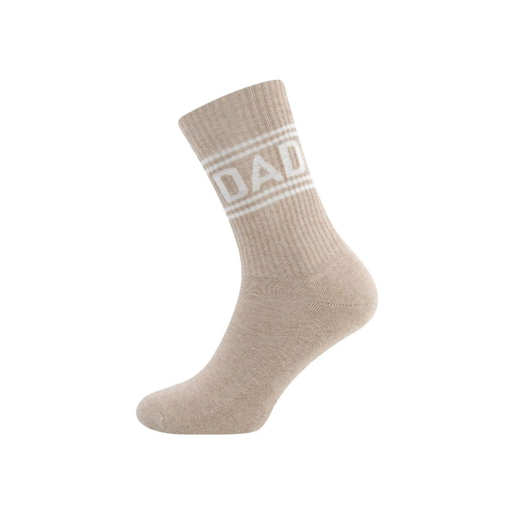  Ewers Paire de chaussettes assorties "DAD" Beige