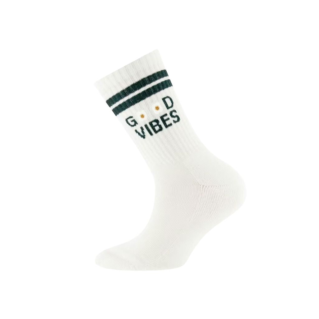Ewers Tennissocks Kids Good Vibes Mini Me Latte Unisex