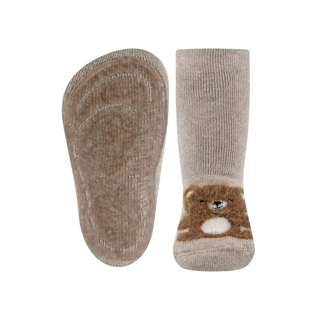 Ewers Kous Antislip SoftStep Teddy Beige Melange Unisex