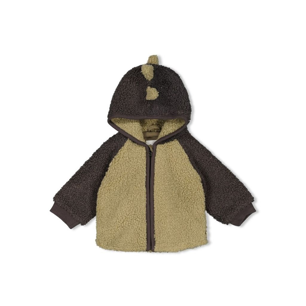 Feetje Veste avec capuche bouclette Rawrsome Green 