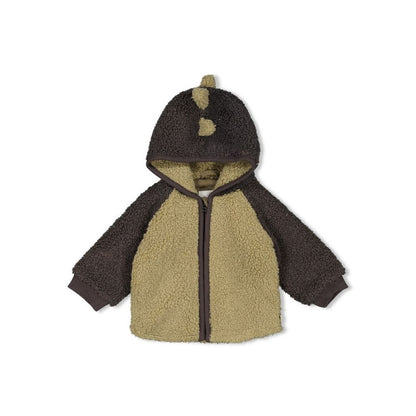 Feetje Veste avec capuche bouclette Rawrsome Green 