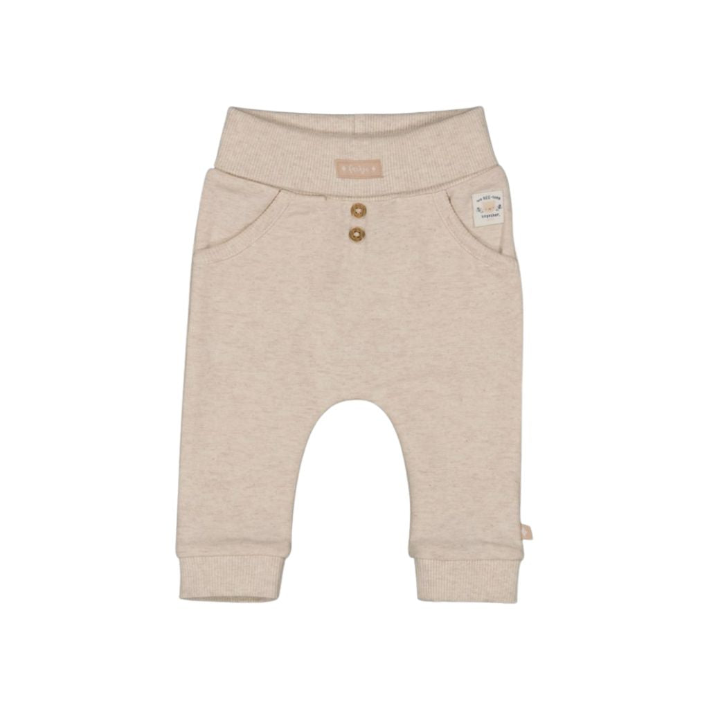Feetje Pantalon Honey Bear Blanc Cassé Chiné Unisexe