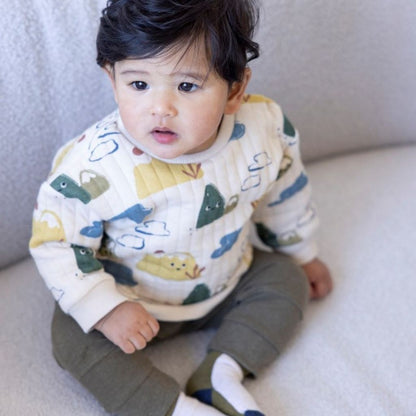 Feetje Broek Mountain Army Melange