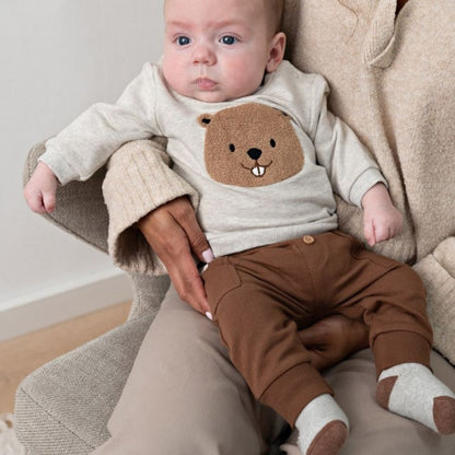 Feetje Broek Tiny Timber Tales Jongens Brown