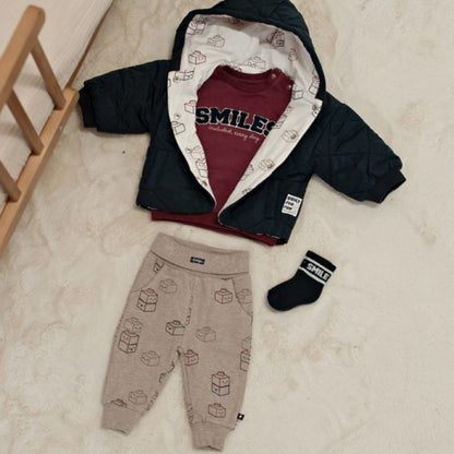 Feetje Pantalon Built For Fun Garçons Taupe Melange 