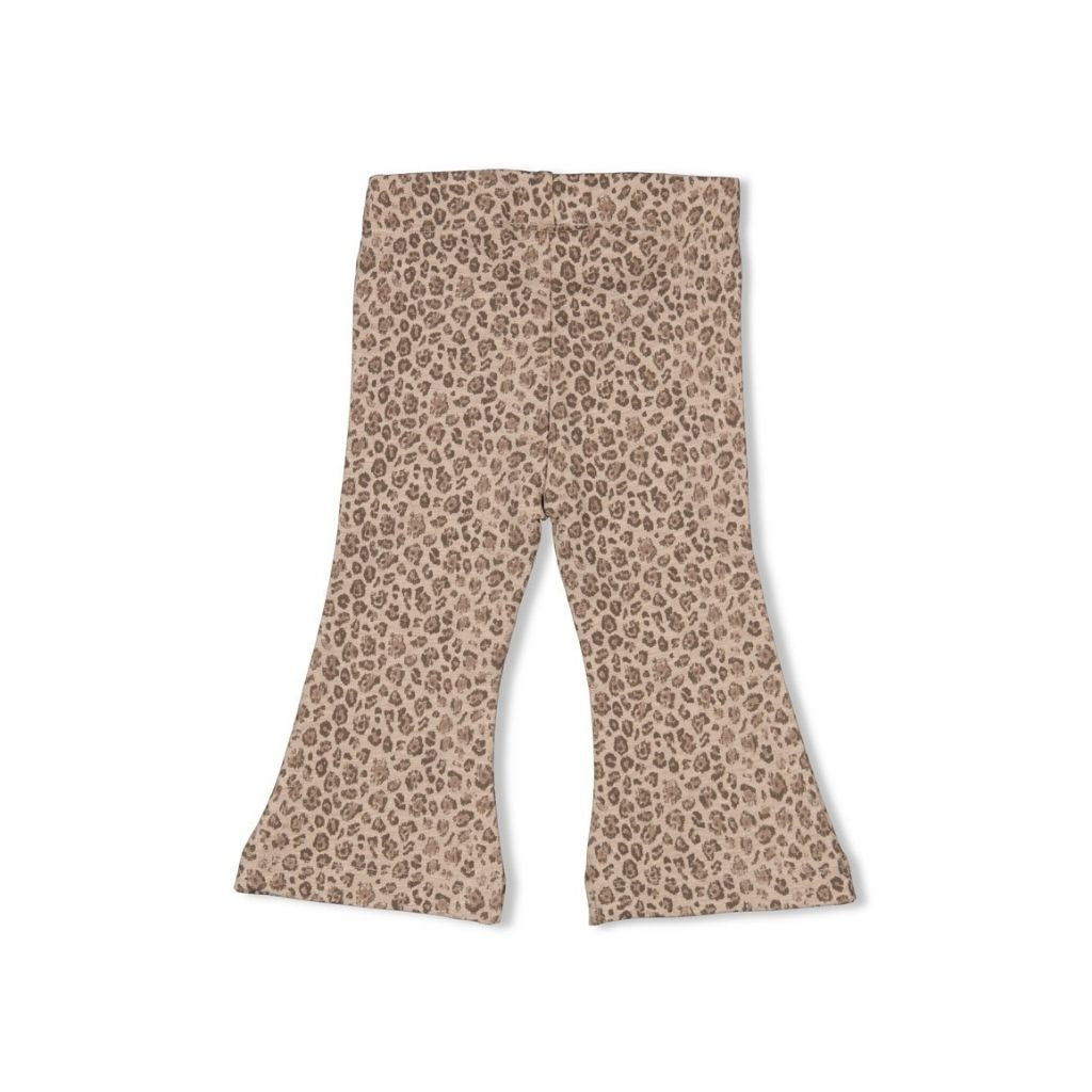 Feetje Flare broek Better Together Taupe melange
