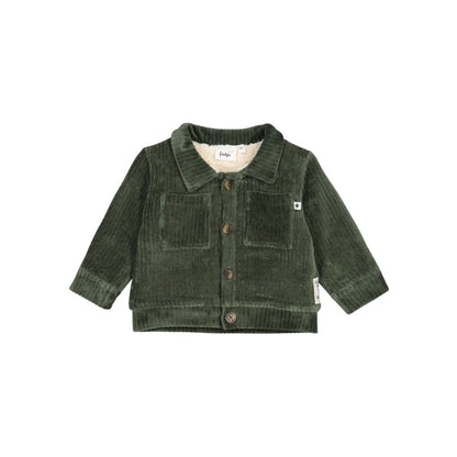Feetje Veste En Velours Côtelé Wiggle and Waddle Garçons Green 
 