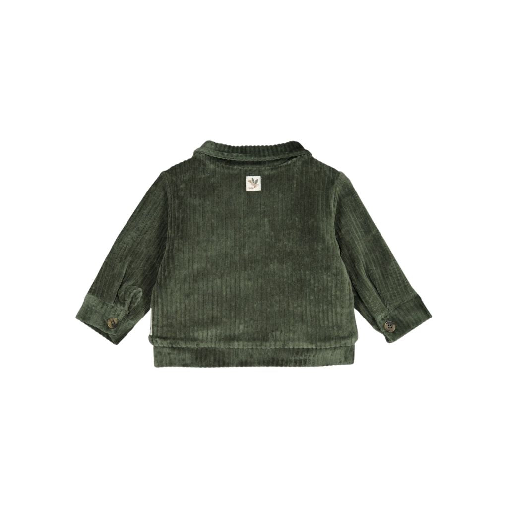 Feetje Veste En Velours Côtelé Wiggle and Waddle Garçons Green 
 