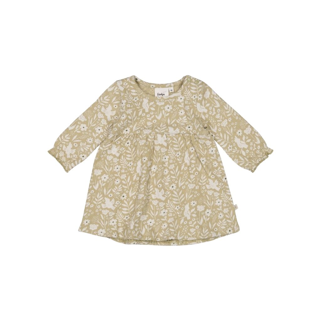 Feetje Robe Let Your Dreams Blossom Vert