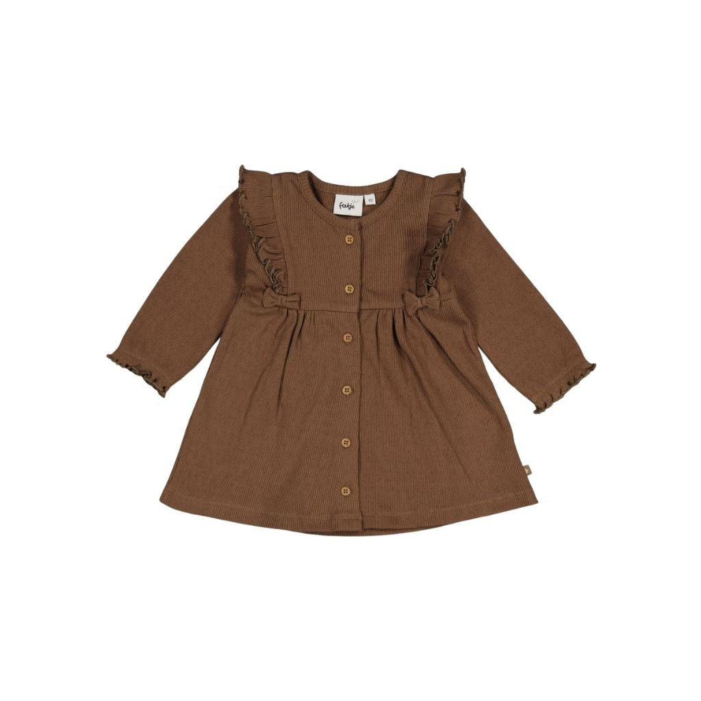Feetje Robe  Lucky Bloombird Filles Brown 