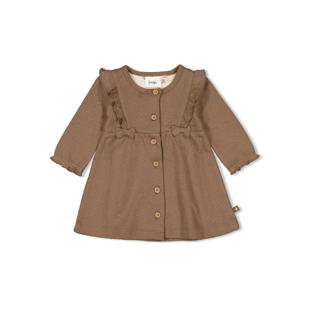 Feetje Robe ruches Dancing In The Moonlight Brown