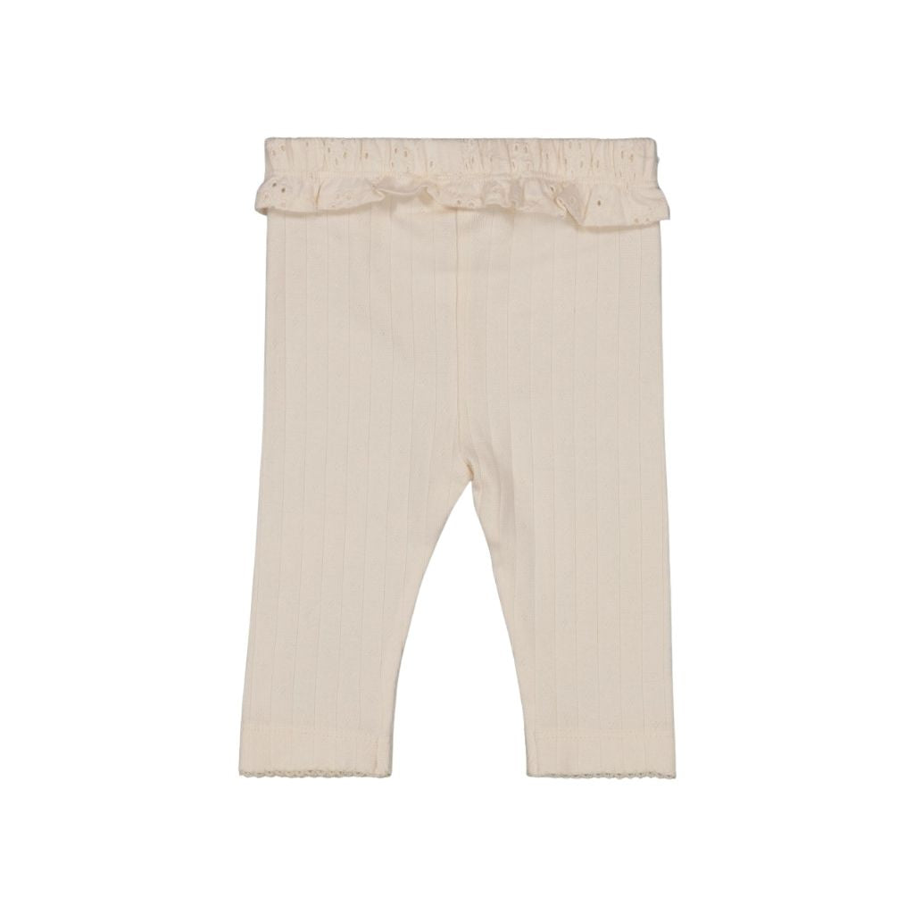 Legging Pointelle Rib Let Your Dreams Blossom Offwhite