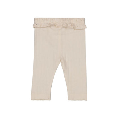 Legging Pointelle Rib Let Your Dreams Blossom Offwhite