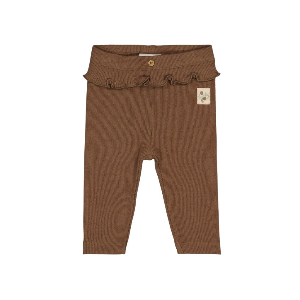 Feetje Legging Pointelle Rib Lucky Bloombird Meisjes Brown
