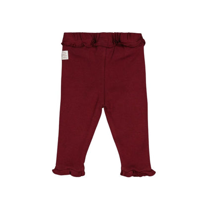 Feetje Legging Pointelle Rib My Little Love Meisjes Bordeaux