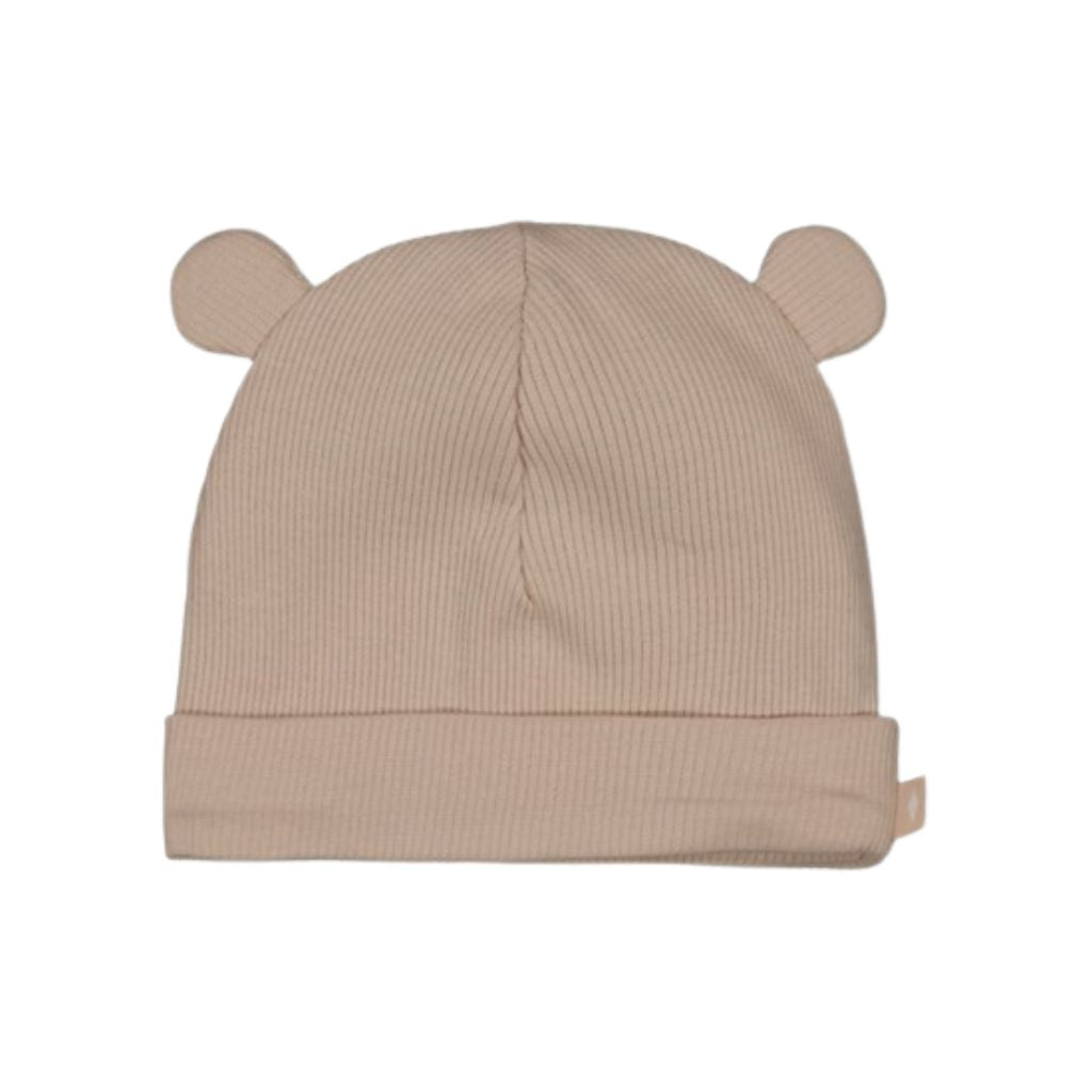 Feetje Bonnet Rib Honey Bear Sand Unisexe
