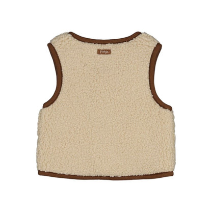 Feetje Gilet Teddy Réversible  Tiny Timber Tales Garçons Offwhite 
