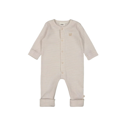 Feetje Pak Omslagvoet Rib Met Streep Honey Bear Sand