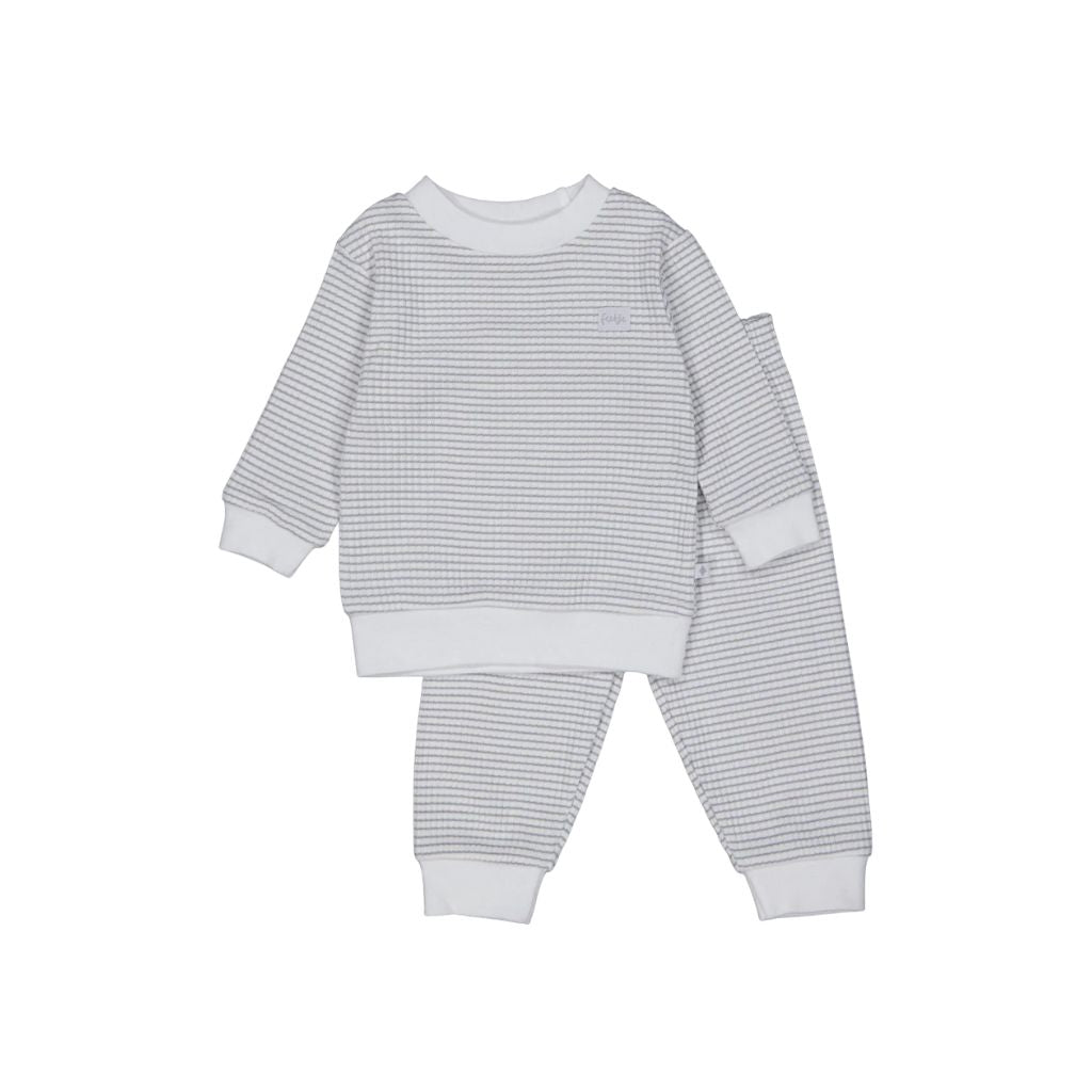Feetje Pyjama Wafel gris