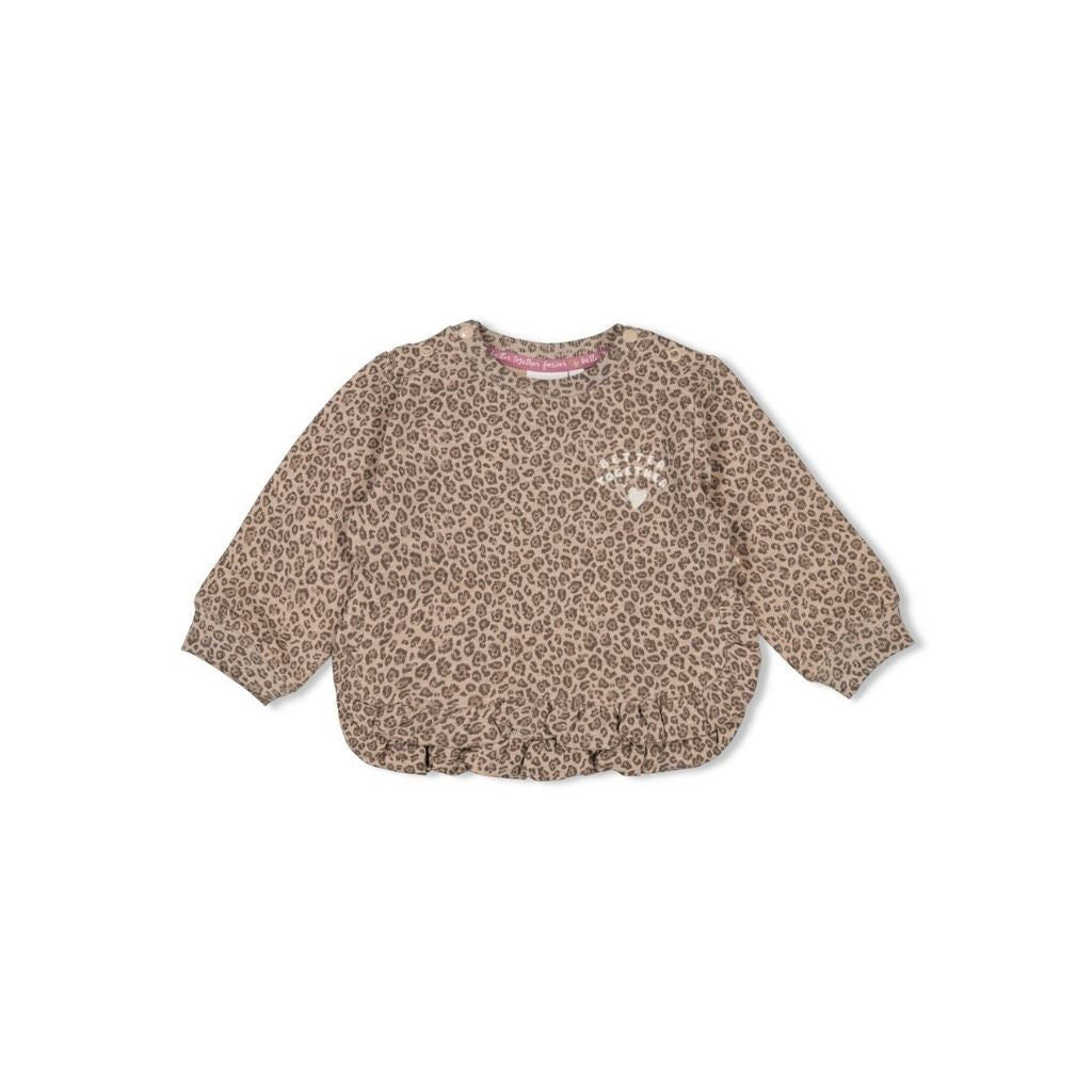 Feetje Sweater Better Together Taupe melange