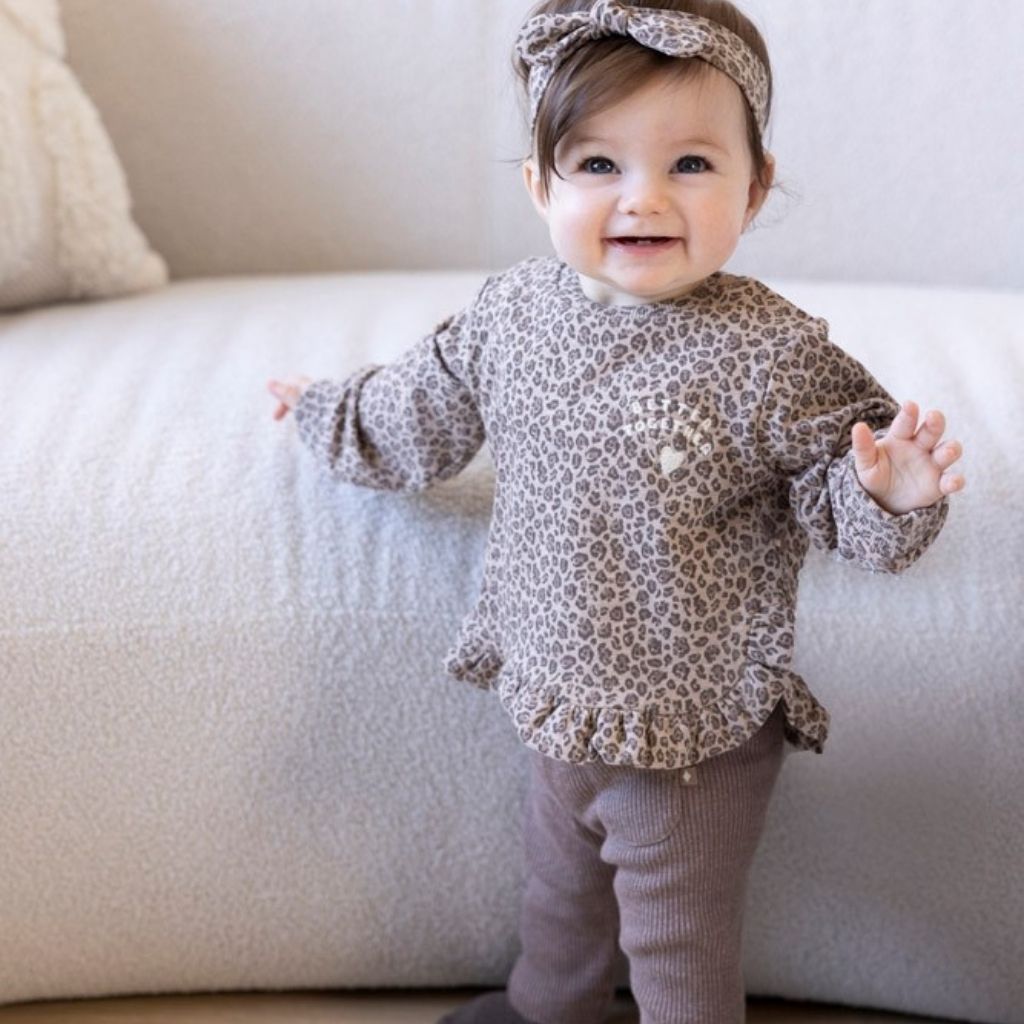 Feetje Sweater Better Together Taupe melange