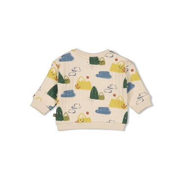 Feetje Sweater Mountain Sand avec motif