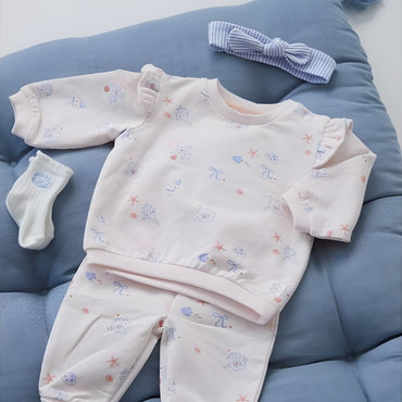 Feetje Sweater Relaxed Fit Sea La Vie Pink Meisje