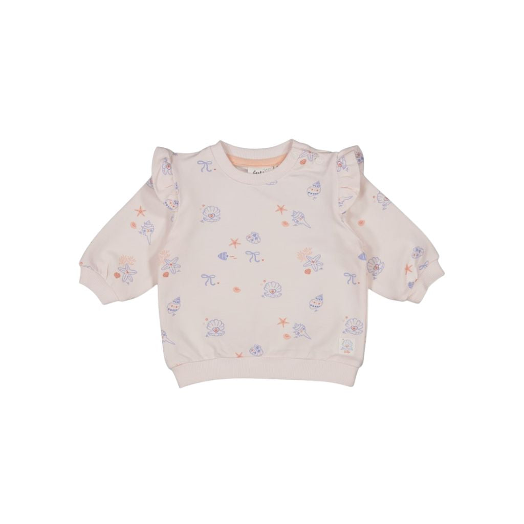 Feetje Sweater Relaxed Fit Sea La Vie Pink Meisje